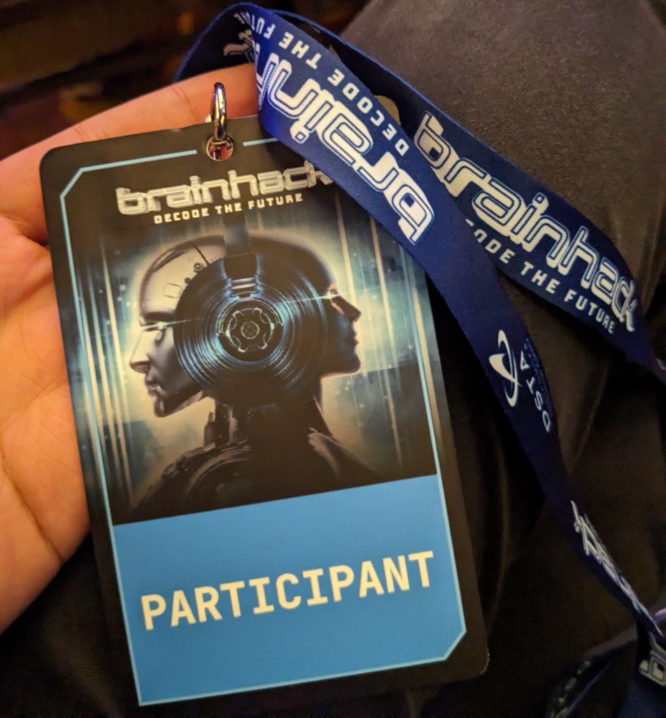 A badge for being a participant at BrainHack CDDC 2023 Finals