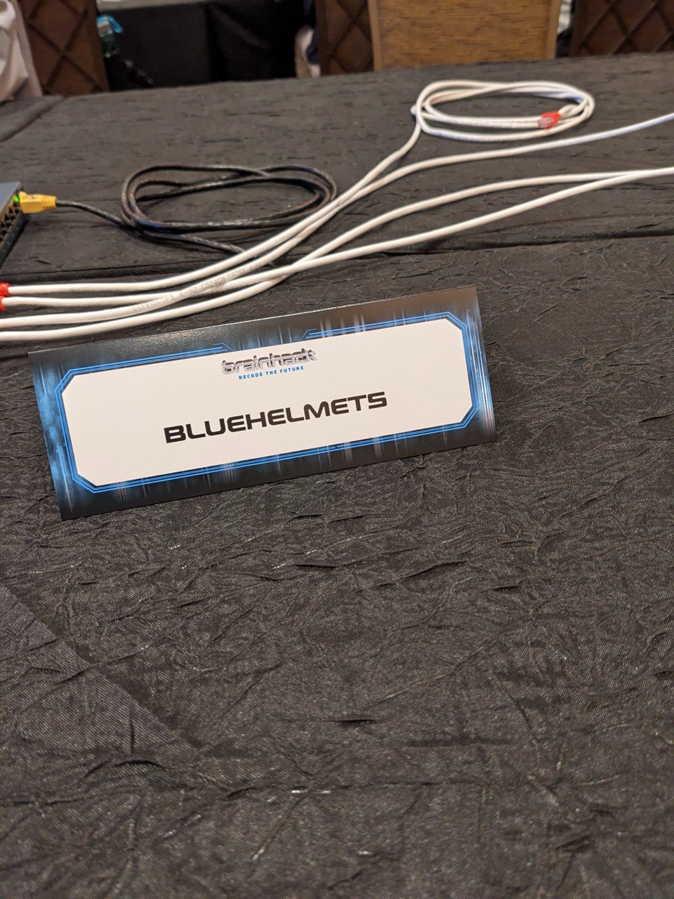 Our team name at the BrainHack CDDC 2023 CTF Finals